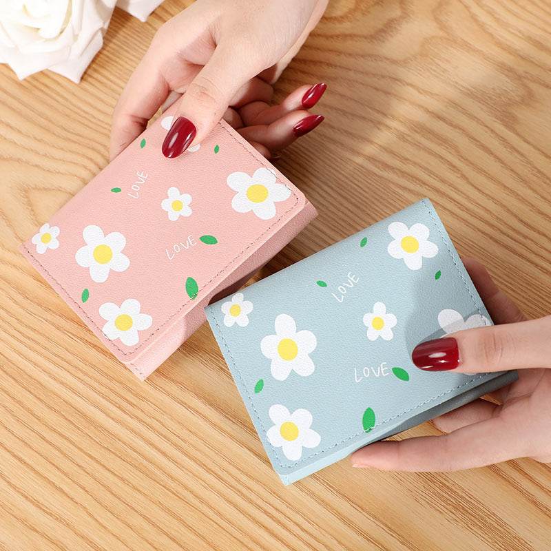 Short Creative Fashion Wallet Print Buckle - MYLUXURY LANE ENTERPRISE