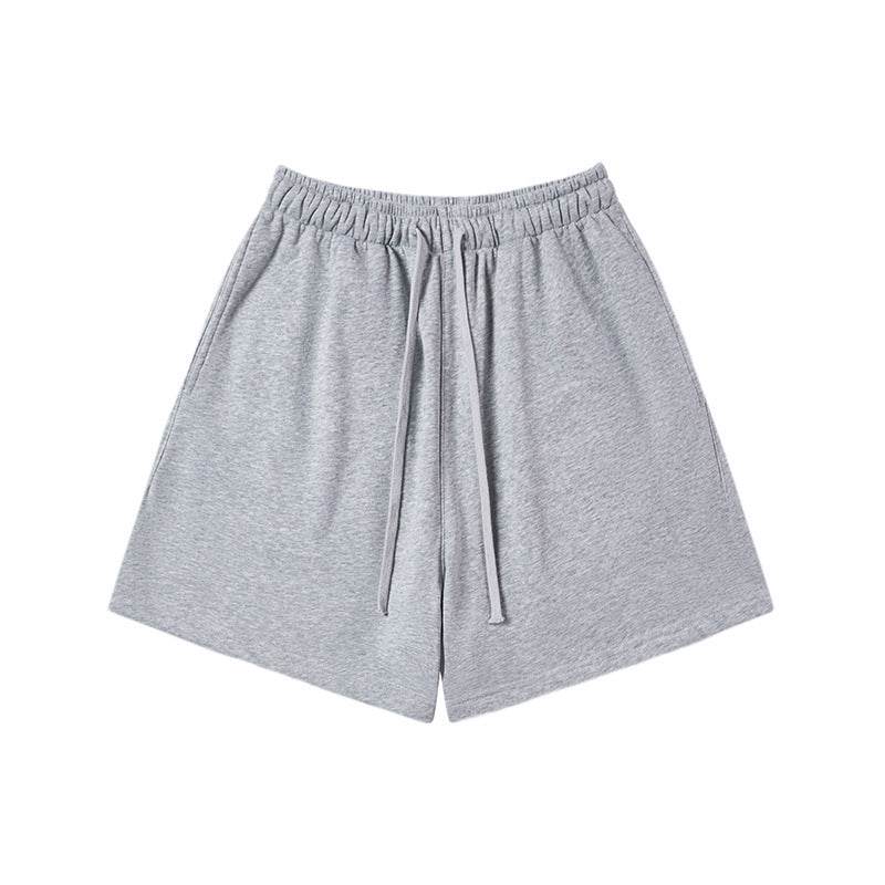 Autumn And Winter Fleece-lined Thick Hooded Solid Color Hoodie Shorts - MYLUXURY LANE ENTERPRISE
