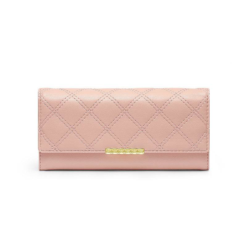 Fashion Rhombus Long Ladies Hand Wallet - MYLUXURY LANE ENTERPRISE