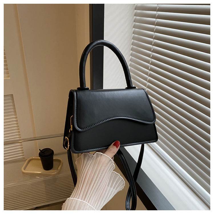 Fashion Messenger Bag Simple Solid Color Tote - MYLUXURY LANE ENTERPRISE
