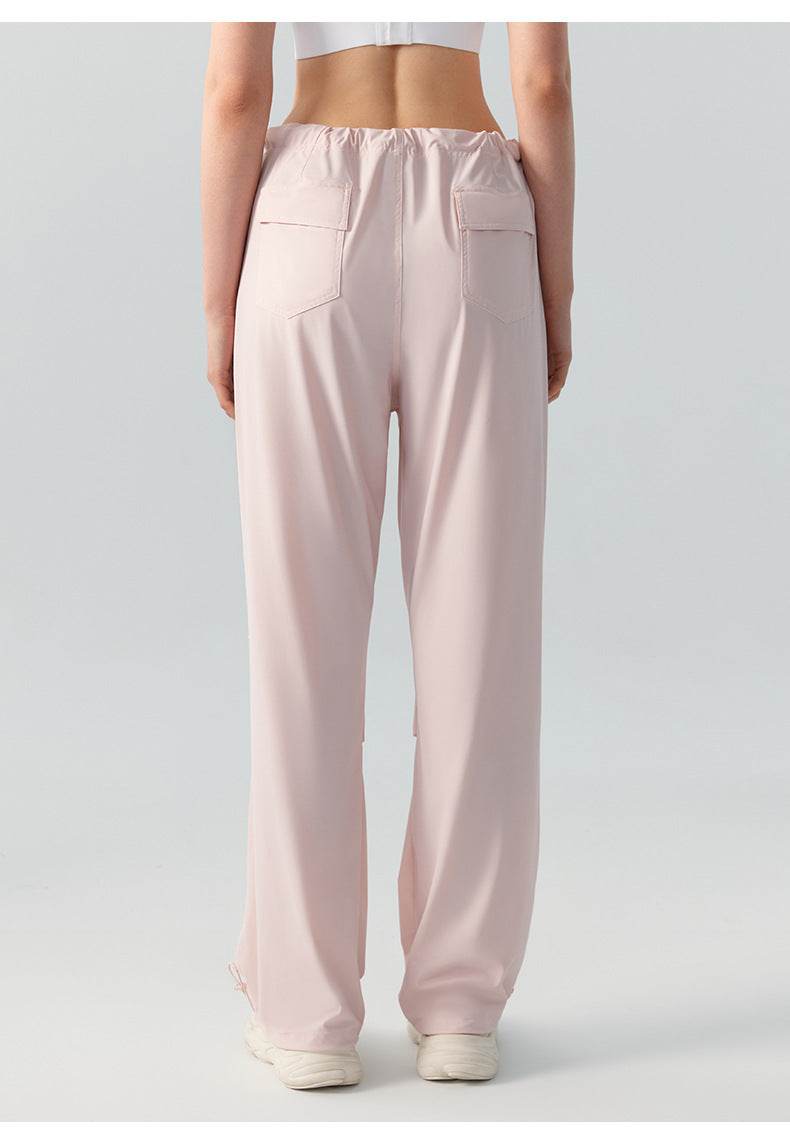 Women's Fashionable Loose Drooping Straight-leg Pants Breathable Trousers - MYLUXURY LANE ENTERPRISE