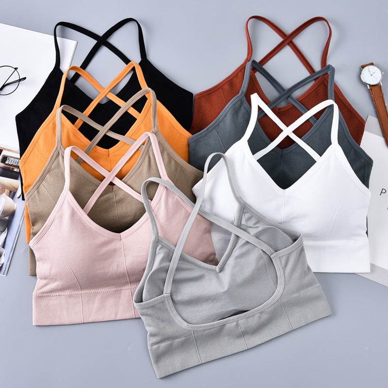 Large U Beauty Back Cross Sling Underwear Ladies Belt Chest Pad Anti-wardrobe Malfunction Base One-piece Tube Top Wrapped Chest For Women - MYLUXURY LANE ENTERPRISE
