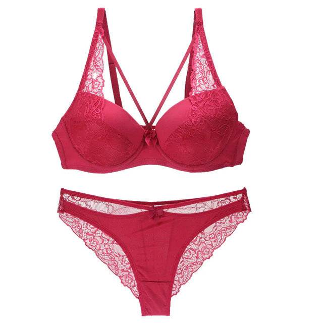 Women's Lace Bra Panties Set - MYLUXURY LANE ENTERPRISE