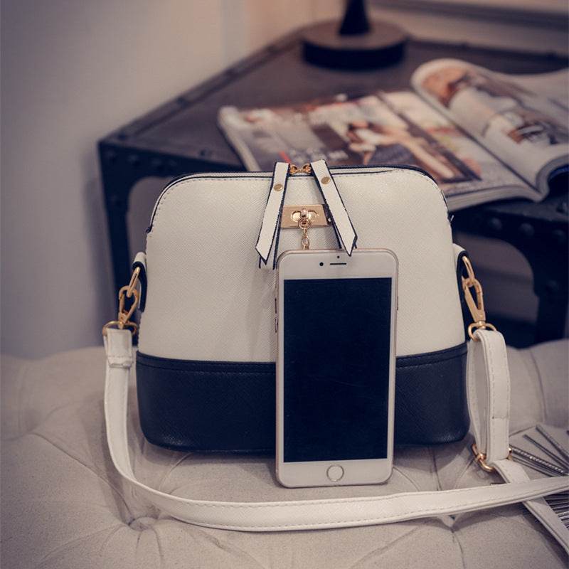 Women's Simple Toothpick Pattern Fashion Crossbody Shoulder Bag - MYLUXURY LANE ENTERPRISE