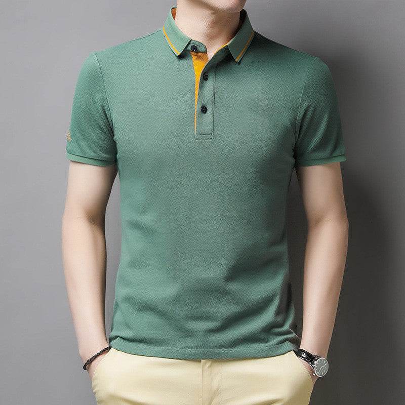 Men's Short-sleeved Cotton T-shirt Solid Color - MYLUXURY LANE ENTERPRISE