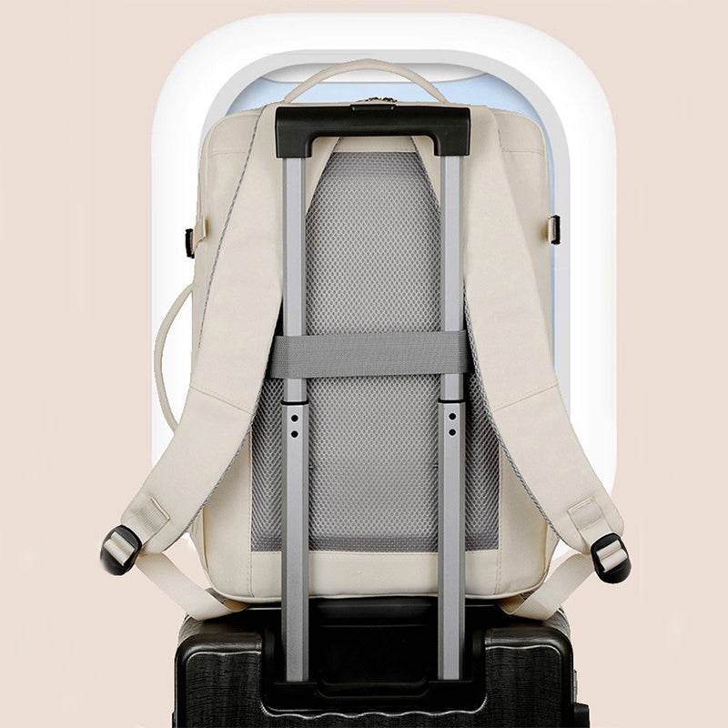 Large Capacity Backpack For Women Men Multiple Pockets And Zippers Versatile Computer Bags Business Travel Backpack - MYLUXURY LANE ENTERPRISE