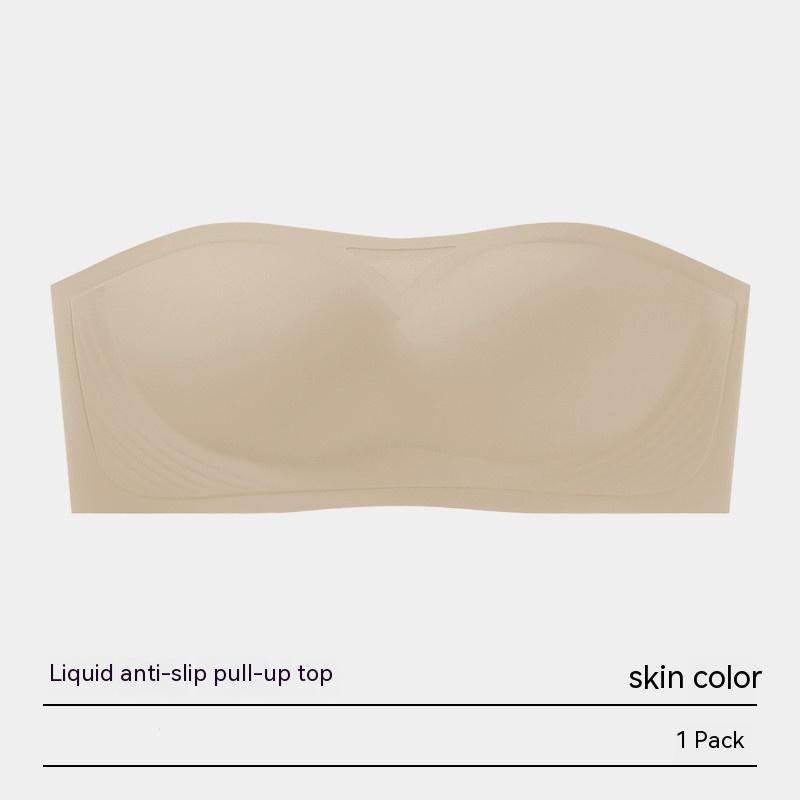 Seamless Push Up Non-slip Strapless Bra Tube Top - MYLUXURY LANE ENTERPRISE