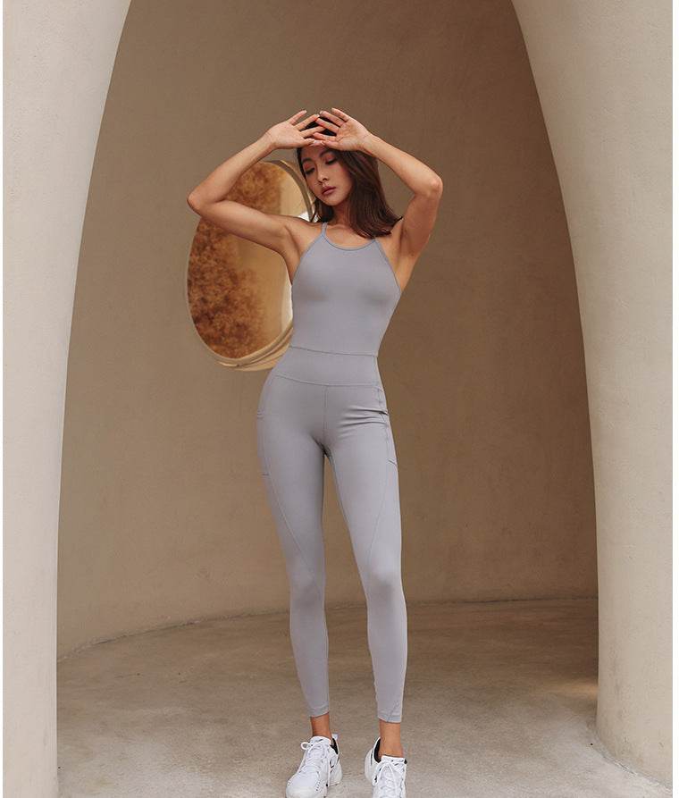 Beautiful Back Temperament One Piece Aerial Yoga Clothes - MYLUXURY LANE ENTERPRISE
