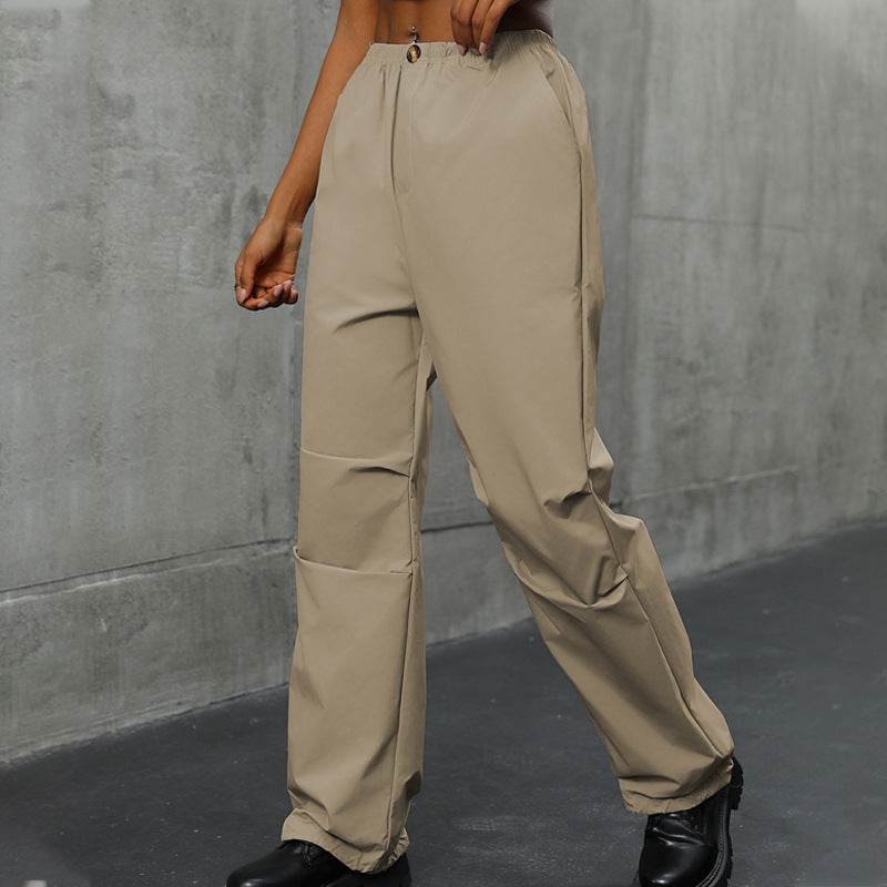 Fashion Women's Wear High Waist Straight Off Pants - MYLUXURY LANE ENTERPRISE