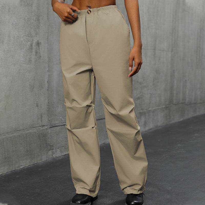 Fashion Women's Wear High Waist Straight Off Pants - MYLUXURY LANE ENTERPRISE