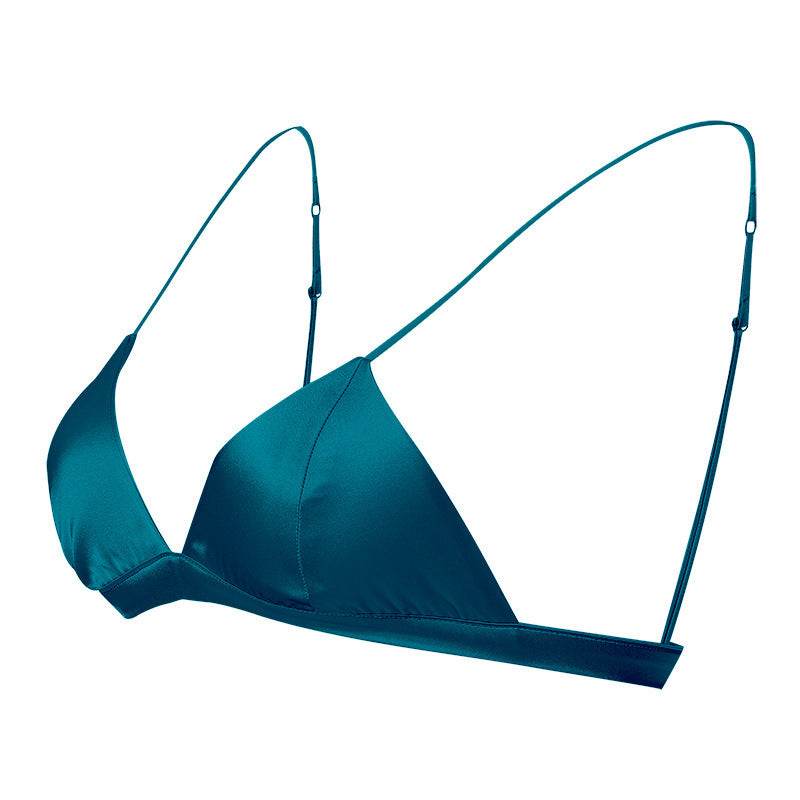 Silk Non-steel Ring Triangular Cup Invisible Underwear - MYLUXURY LANE ENTERPRISE