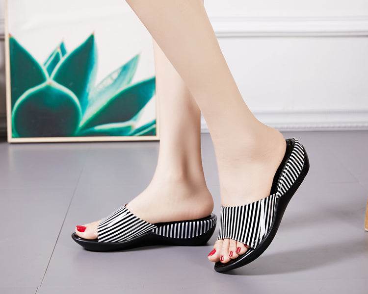 Women's Anti-slip Slope Heel Thick Sandals - MYLUXURY LANE ENTERPRISE