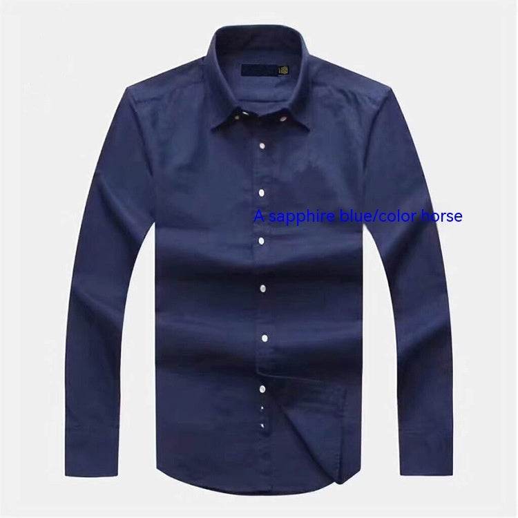 Men's Long-sleeved Shirt Spring And Autumn Business Casual - MYLUXURY LANE ENTERPRISE