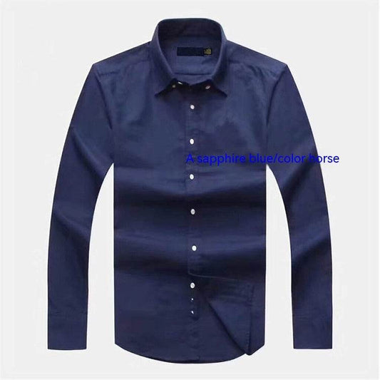 Men's Long-sleeved Shirt Spring And Autumn Business Casual - MYLUXURY LANE ENTERPRISE