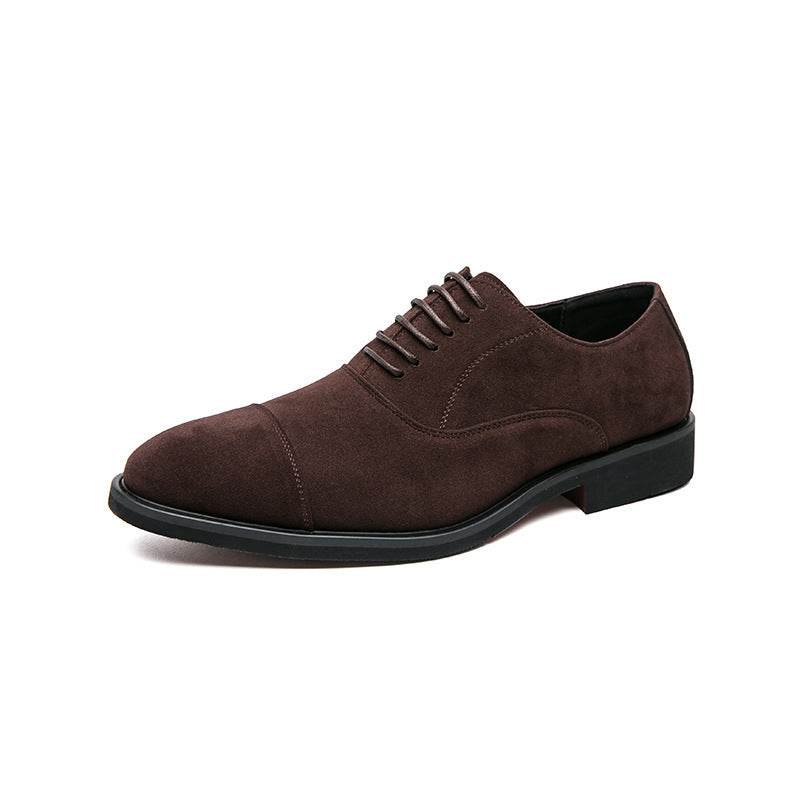 Frosted Business Casual Leather Shoes - MYLUXURY LANE ENTERPRISE