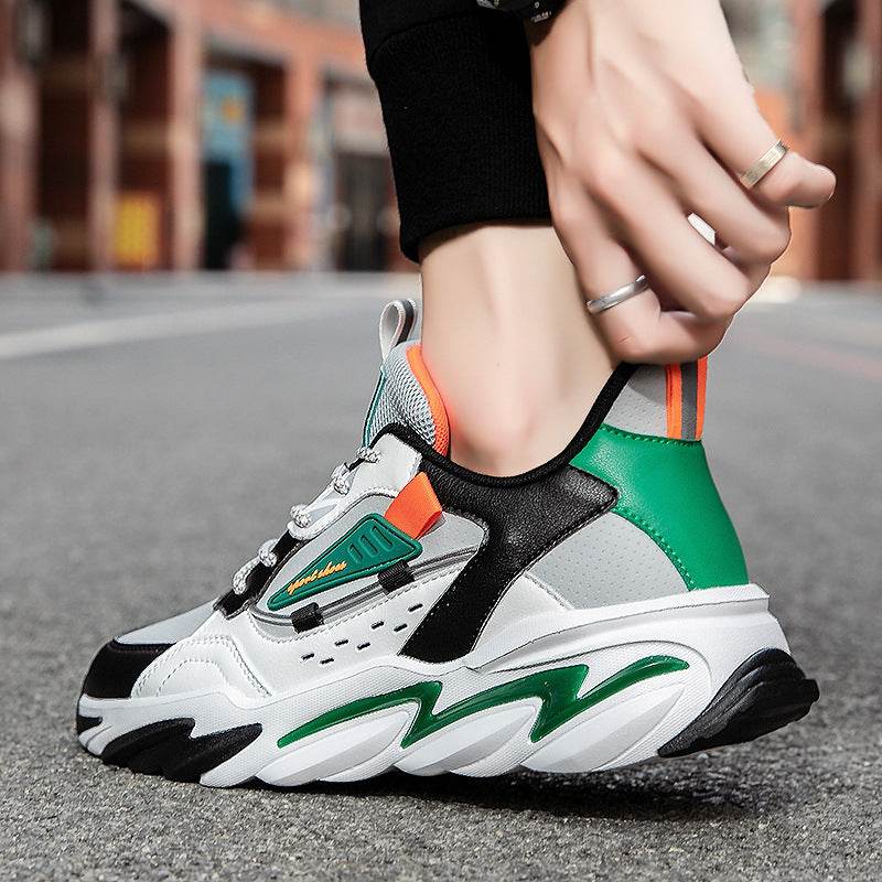 Men's Leather Surface Light And Versatile Sports Casual Shoes - MYLUXURY LANE ENTERPRISE