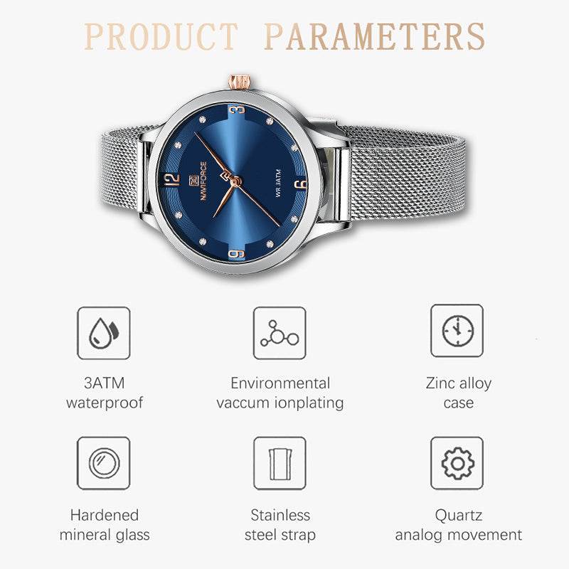 Mesh Waterproof Quartz - MYLUXURY LANE ENTERPRISE