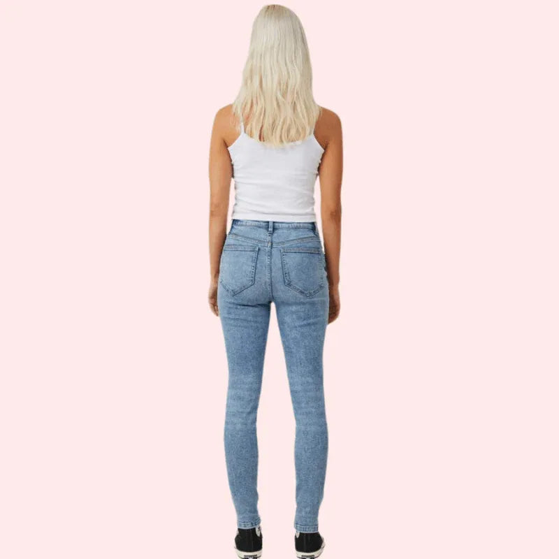 Women's Perfect Curve High Waist Skinny Jeans - MYLUXURY LANE ENTERPRISE