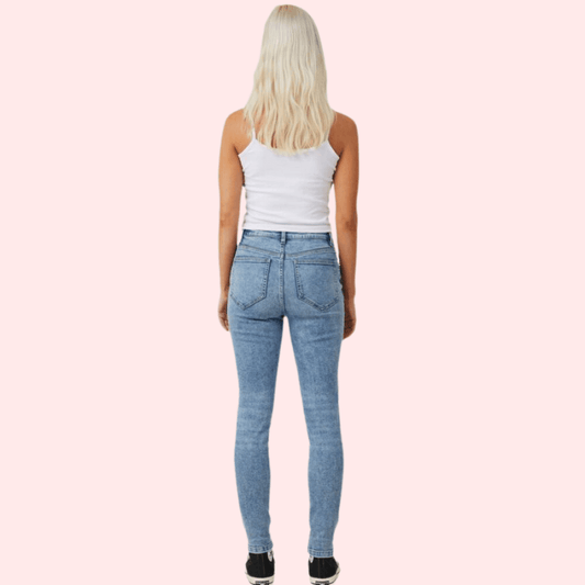 Women's Perfect Curve High Waist Skinny Jeans - MYLUXURY LANE ENTERPRISE