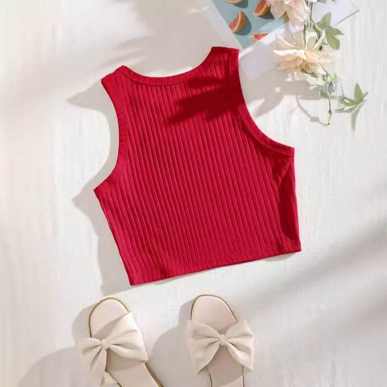 Women's Sexy Print Loose-fitting Cropped Top Women's Vest - MYLUXURY LANE ENTERPRISE