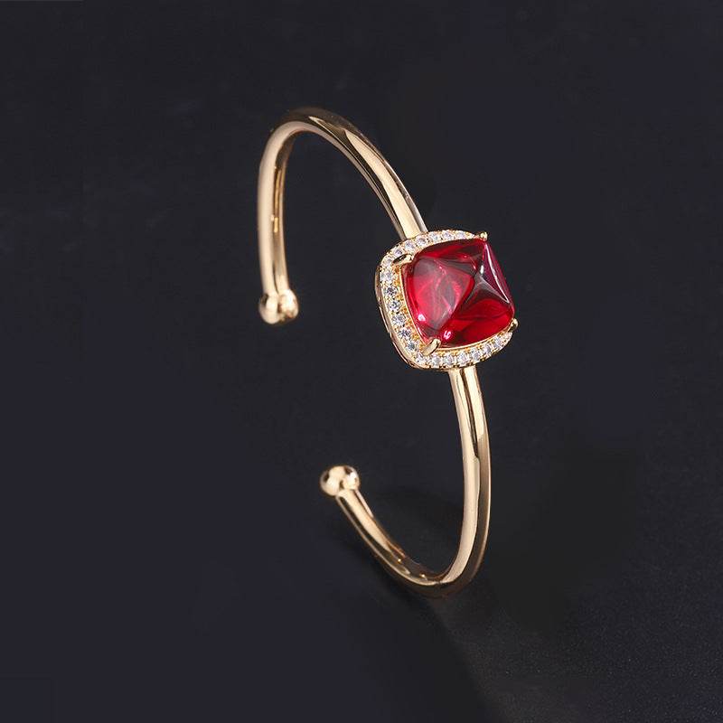Classic Hongbao Sugar Tower Lanbao Sugar Tower Micro-inlaid Colored Gems Bracelet - MYLUXURY LANE ENTERPRISE