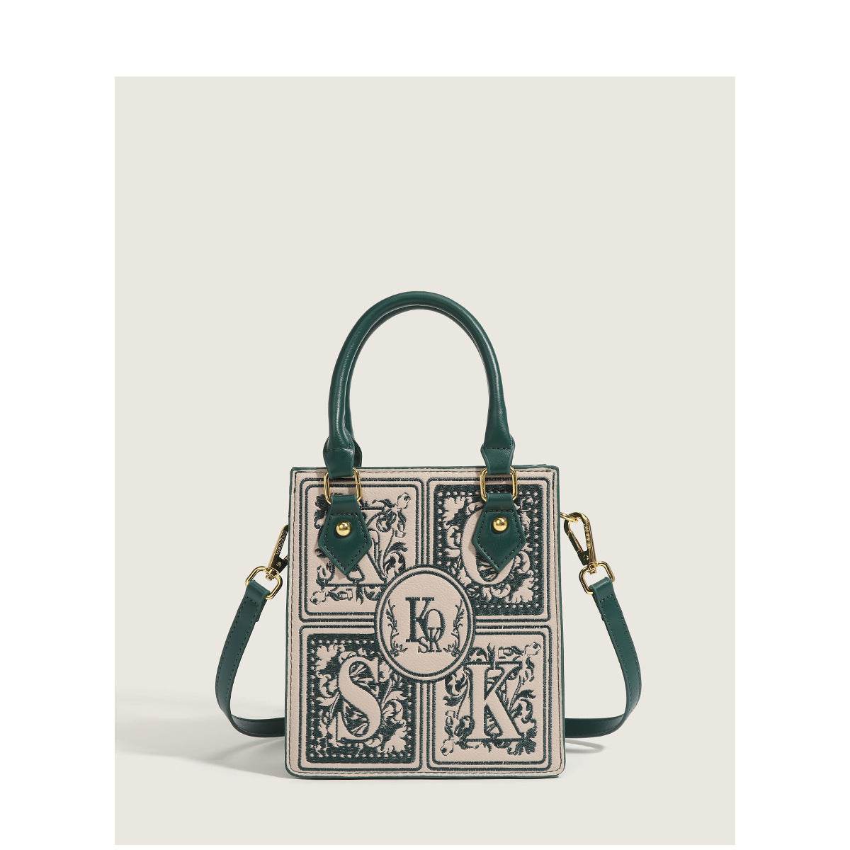 Early Autumn Popular Embroidered Portable Small Square Messenger Bag - MYLUXURY LANE ENTERPRISE