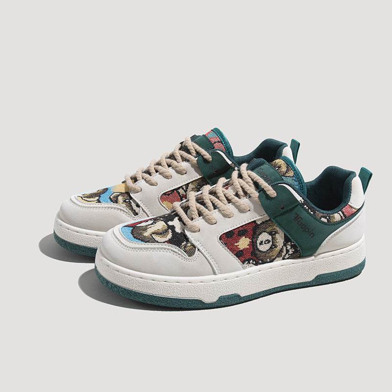Casual Sneakers Retro Hong Kong Style Versatile White Shoes - MYLUXURY LANE ENTERPRISE