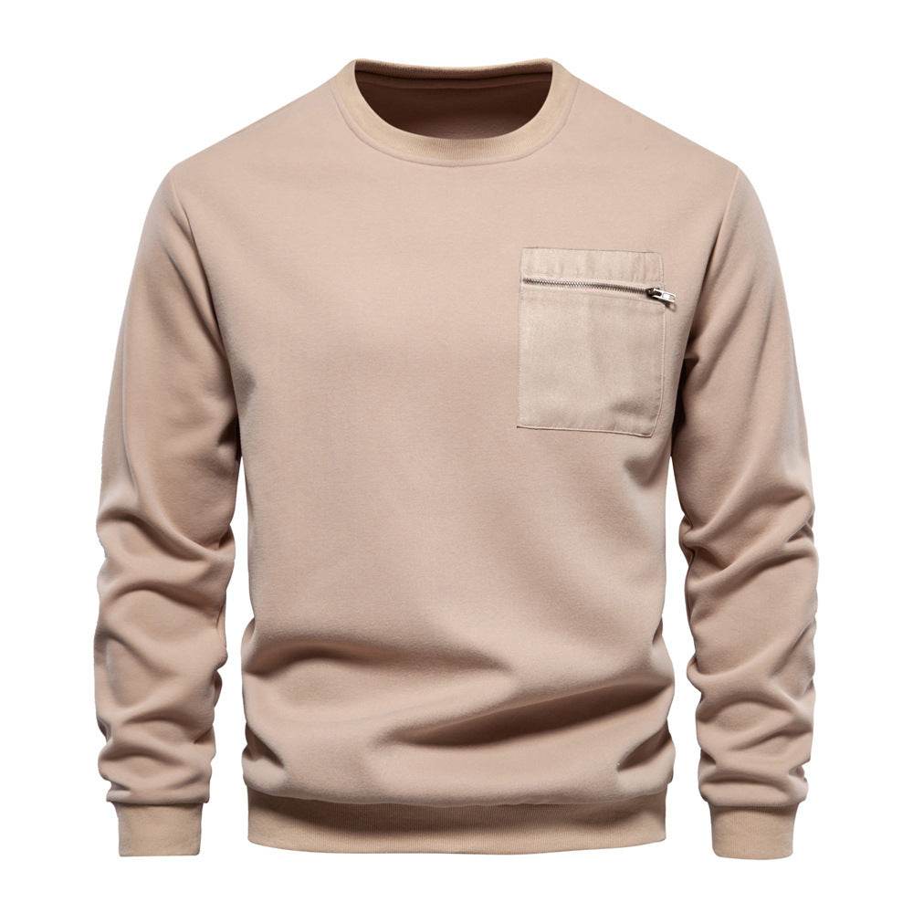 Loose-fitting Casual Round-neck Pullover Men's Sweater - MYLUXURY LANE ENTERPRISE