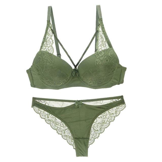 Women's Lace Bra Panties Set - MYLUXURY LANE ENTERPRISE