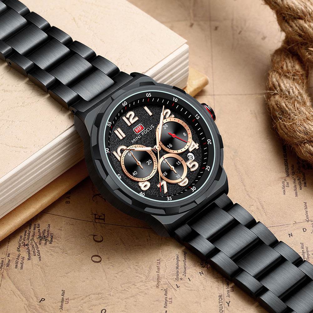 Fashion Business Men's Waterproof Quartz Watch - MYLUXURY LANE ENTERPRISE