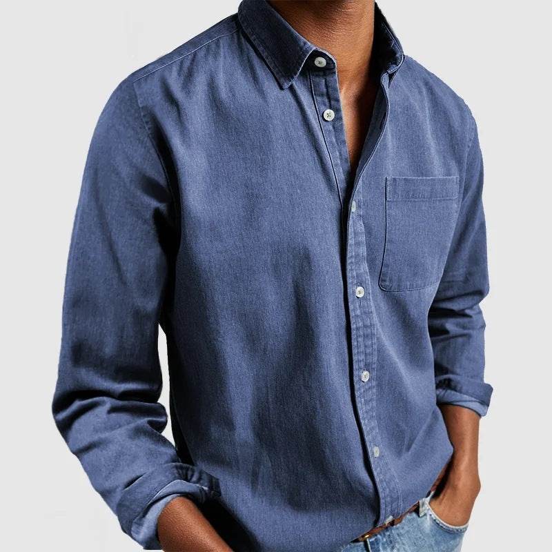 2024 Men's Shirt New Long Sleeve Lapel - MYLUXURY LANE ENTERPRISE