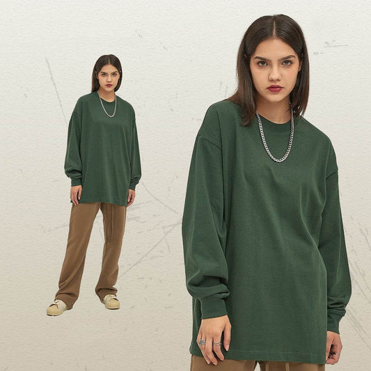 Loose Long-sleeved T-shirt Top - MYLUXURY LANE ENTERPRISE