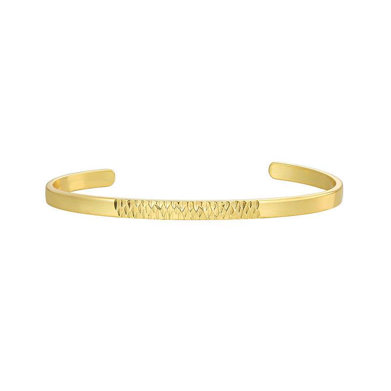 Carven Design Pattern Bracelet Simple Personalized All-match Cold Style - MYLUXURY LANE ENTERPRISE