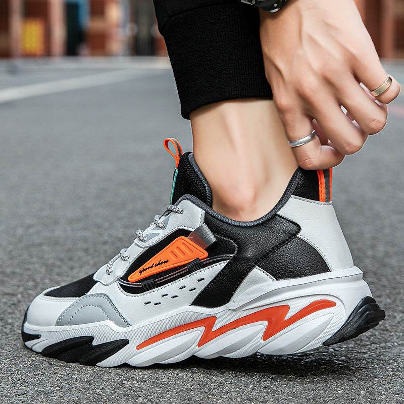 Men's Leather Surface Light And Versatile Sports Casual Shoes - MYLUXURY LANE ENTERPRISE
