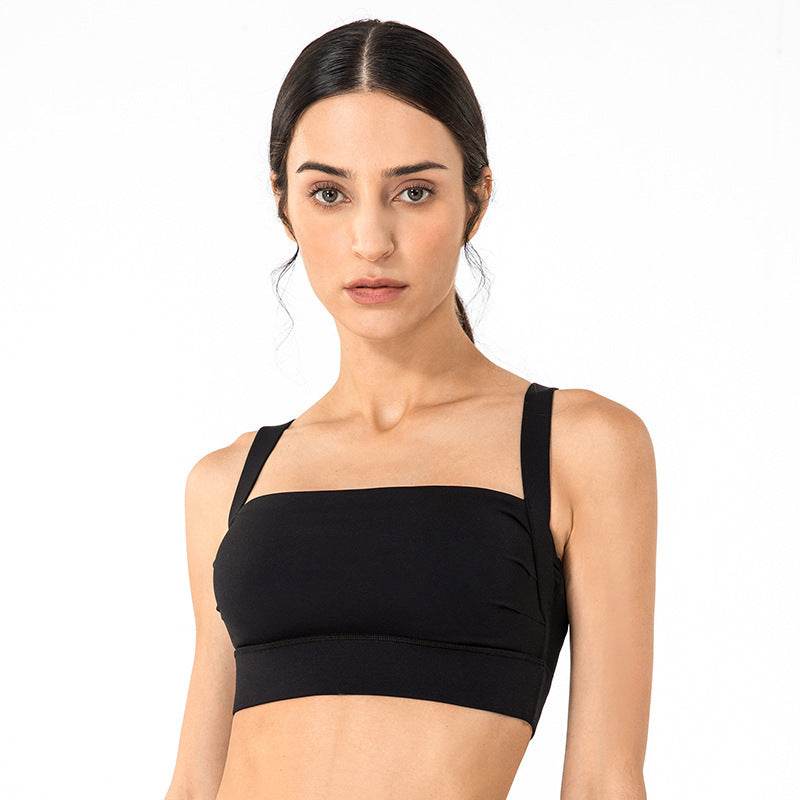 Women's Fashion Solid Color Anti-Humpback Sports Bra - MYLUXURY LANE ENTERPRISE