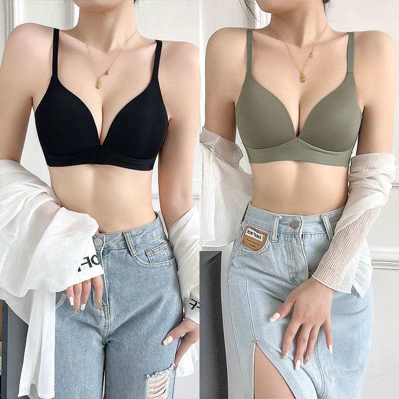 Japanese Solid Color Wireless Thin Bra - MYLUXURY LANE ENTERPRISE