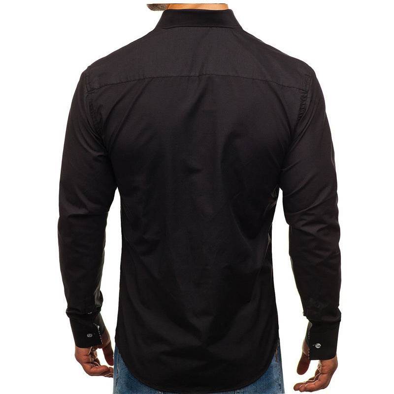 Men's Long-sleeved Shirt Fashion - MYLUXURY LANE ENTERPRISE