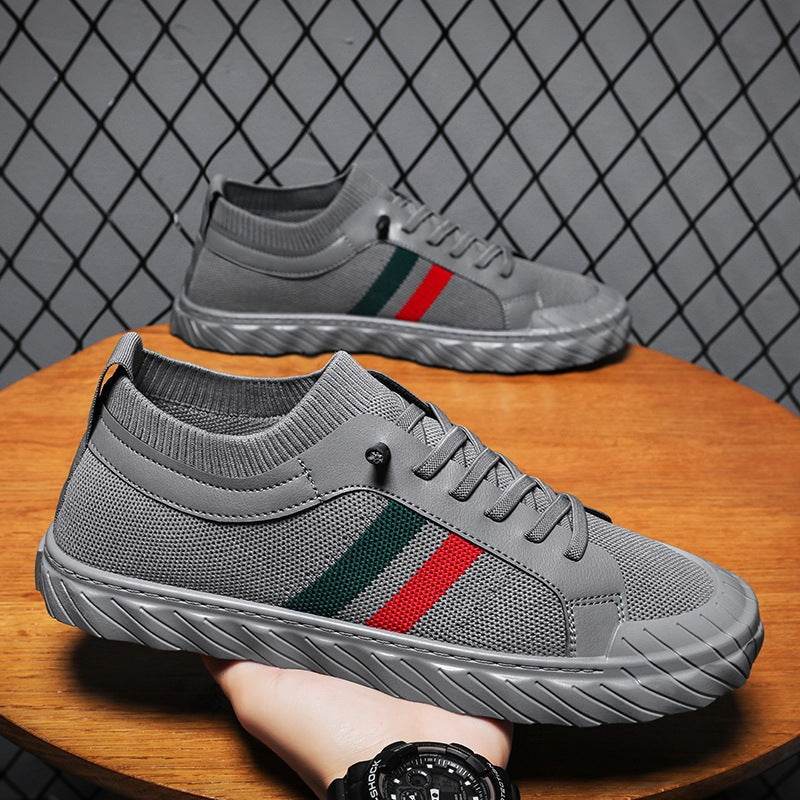 Flyknit Men's Shoes Breathable Casual Versatile Sneakers - MYLUXURY LANE ENTERPRISE