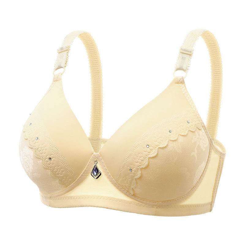 Lace Jacquard Comfortable Thin Bra - MYLUXURY LANE ENTERPRISE