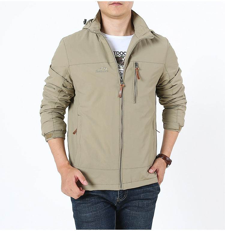 Men's Outdoor Fleece Jacket Detachable Anorak - MYLUXURY LANE ENTERPRISE