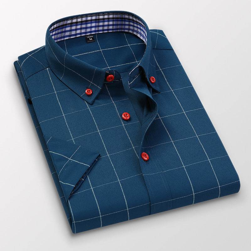 Men's New Slim Print Plus Size Shirt - MYLUXURY LANE ENTERPRISE