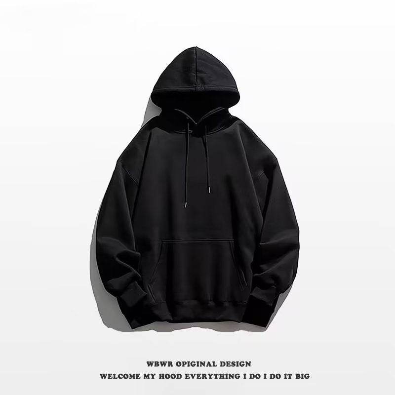 Sweater Men's Fashionable Solid Color Hooded - MYLUXURY LANE ENTERPRISE