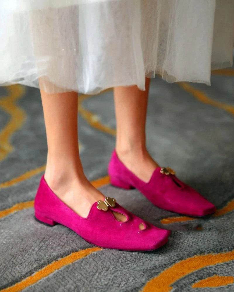 Low-cut Square Headgear Foot Mid-mouth Women's Shoes - MYLUXURY LANE ENTERPRISE