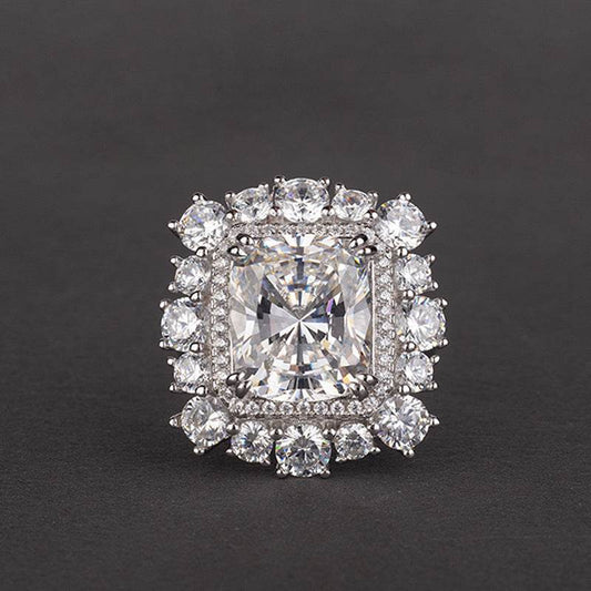 Inlaid Man-made High Carbon Diamond Women's Ring - MYLUXURY LANE ENTERPRISE