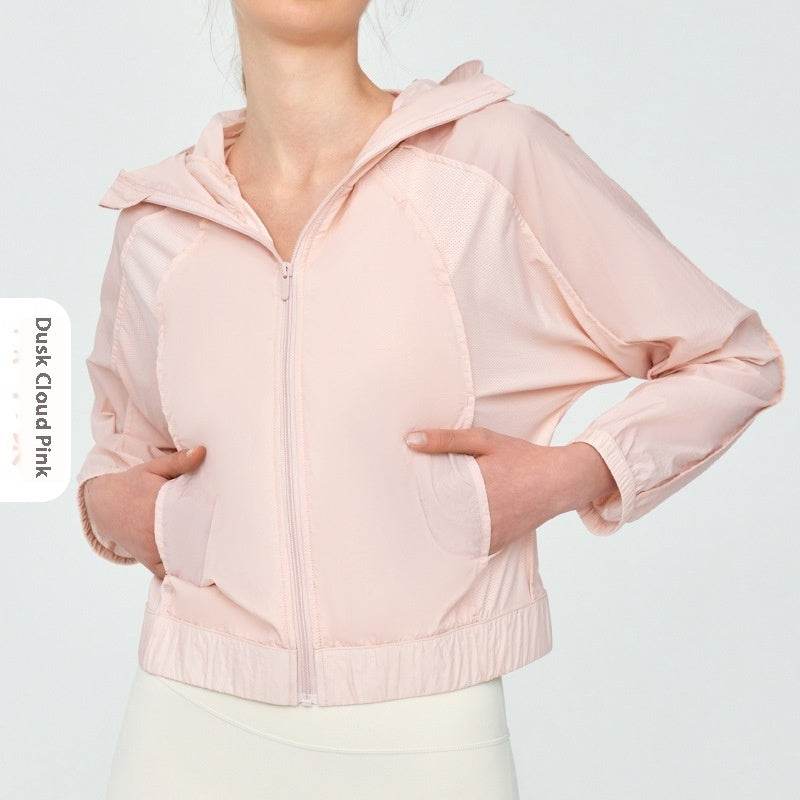 Large Brim Thin Mesh Breathable Sports Jacket - MYLUXURY LANE ENTERPRISE