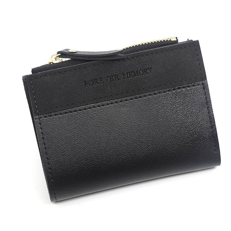 Simple And Fashionable Mosaic Frosted Short Women's Purse - MYLUXURY LANE ENTERPRISE