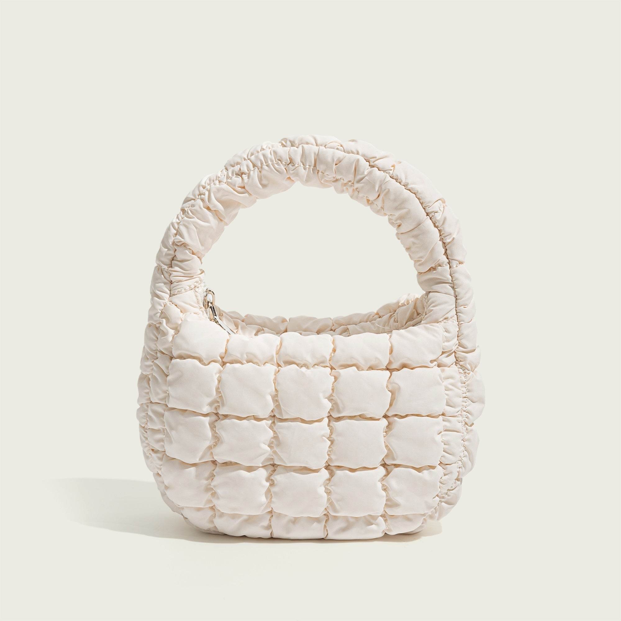 Pleated Bubble Portable Cloud Nylon Shoulder Bag - MYLUXURY LANE ENTERPRISE