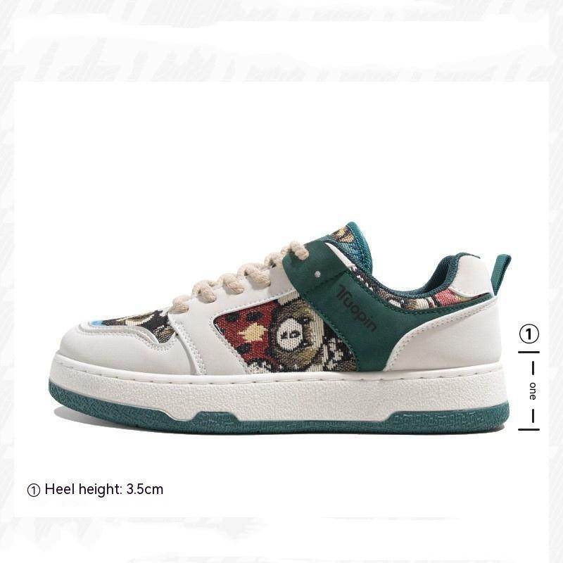 Casual Sneakers Retro Hong Kong Style Versatile White Shoes - MYLUXURY LANE ENTERPRISE