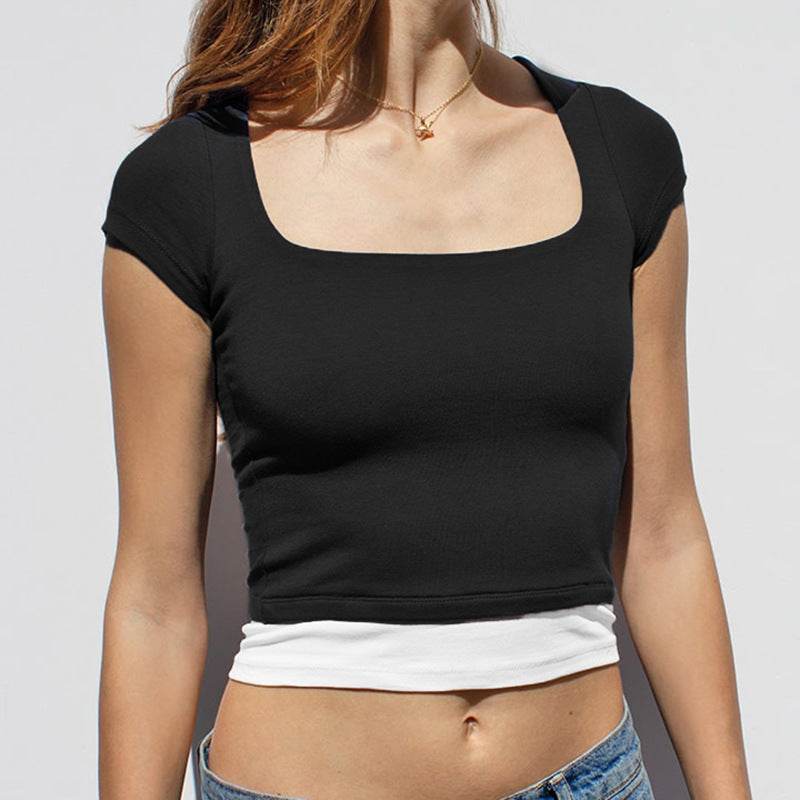 Hot Girl Cropped T-shirt Top Summer Style - MYLUXURY LANE ENTERPRISE