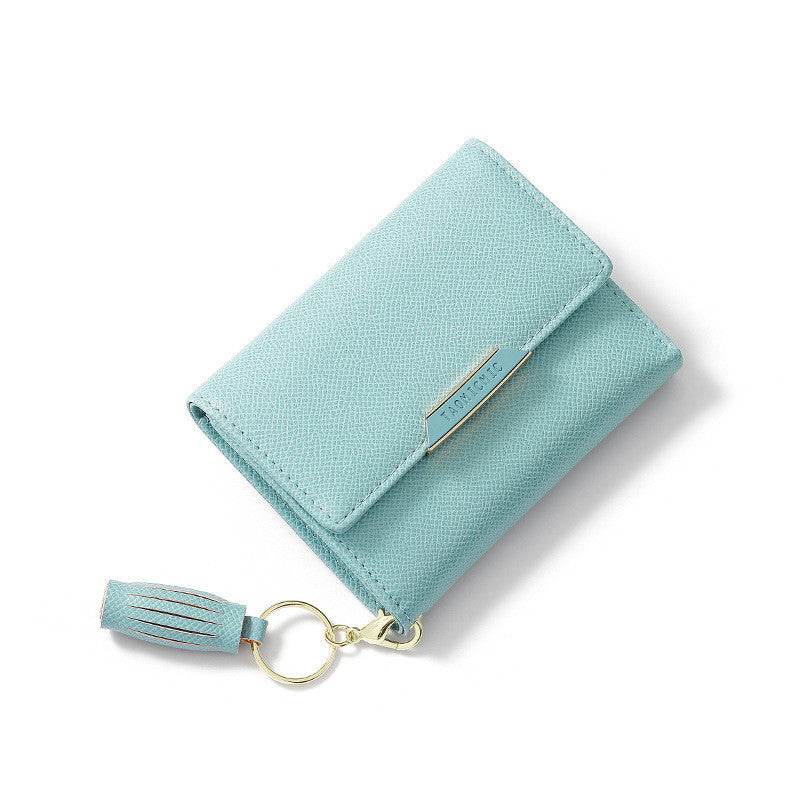 Simple Women's Short Wallet Tassel Small Folding - MYLUXURY LANE ENTERPRISE